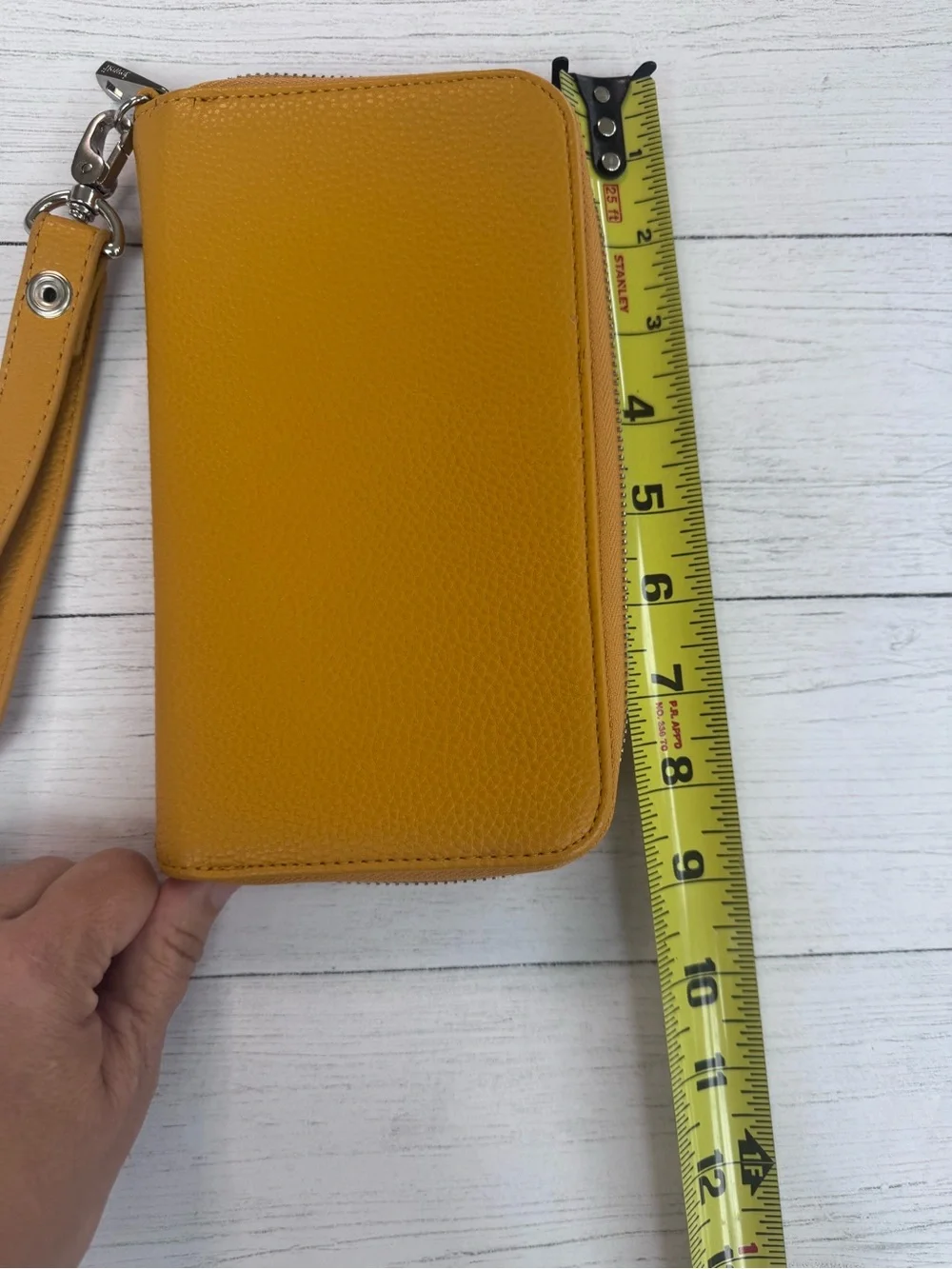 FREE GIFT With Bundle Purchase Mustard Yellow Zip Around Wristlet Wallet